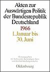 [Translate to English:] Akten zur Auswärtigen Politik der Bundesrepublik Deutschland 1966